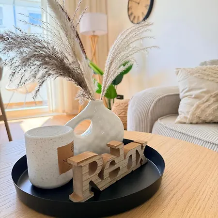 Stilvolles Boho-apartment Nahe Mainz Mit Balkon & Parkplatz