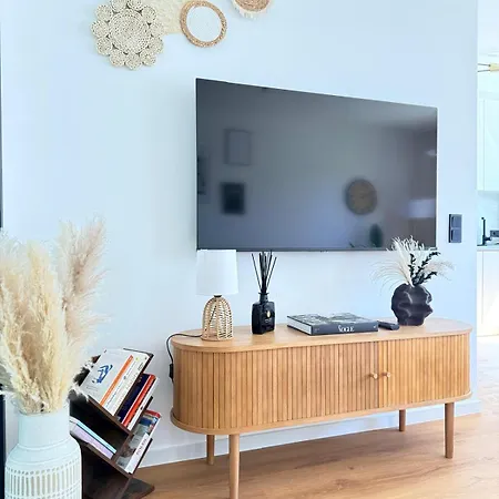 Stilvolles Boho-apartment Nahe Mainz Mit Balkon & Parkplatz 아파트 보덴하임