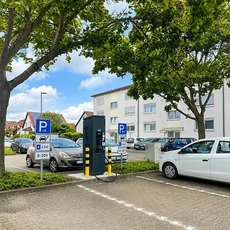 Stilvolles Boho-apartment Nahe Mainz Mit Balkon & Parkplatz 아파트