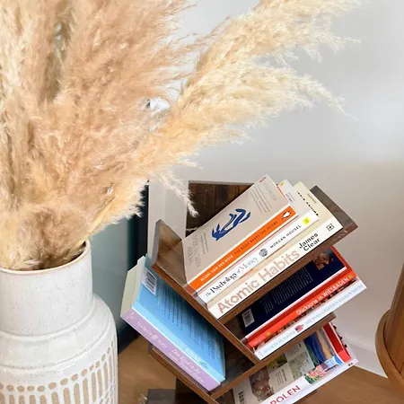 شقة Stilvolles Boho-apartment Nahe Mainz Mit Balkon & Parkplatz بودينهايم